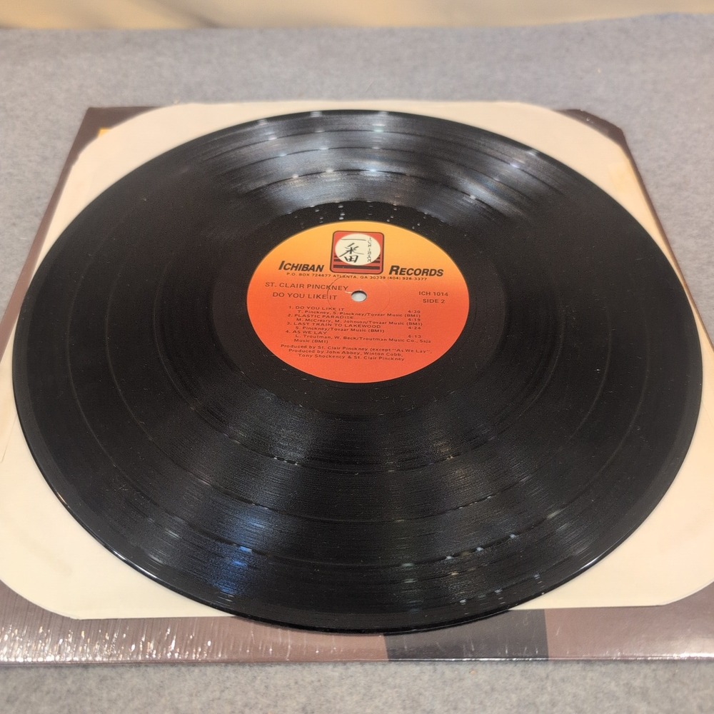 St. Clair Pinckney Do You Like It Vinyl LP Ichiban Records ICH 1014 Soul Jazz - Picture 5 of 6